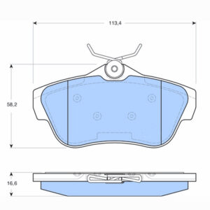 Δισκόφρενα  ZTEC+ για Citroen,Fiat,Peugeot,Toyota